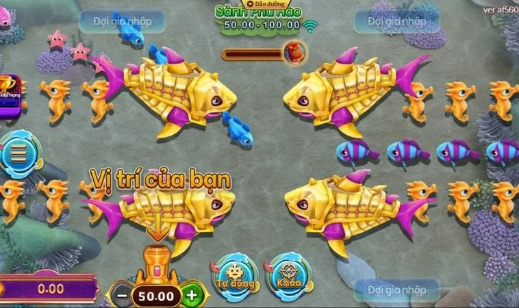 Các sinh vật trong game Bắn Cá Vua Hải Tặc Tại Nohu90