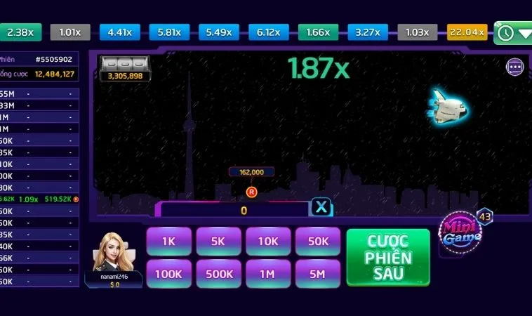 Giao diện chơi game nhanh ZetX Tại Nohu90