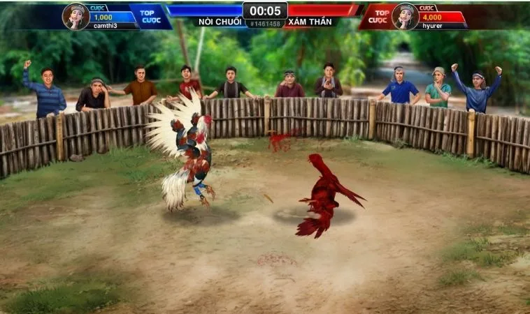 Giao diện chơi Đá Gà 3D Tại Nohu90