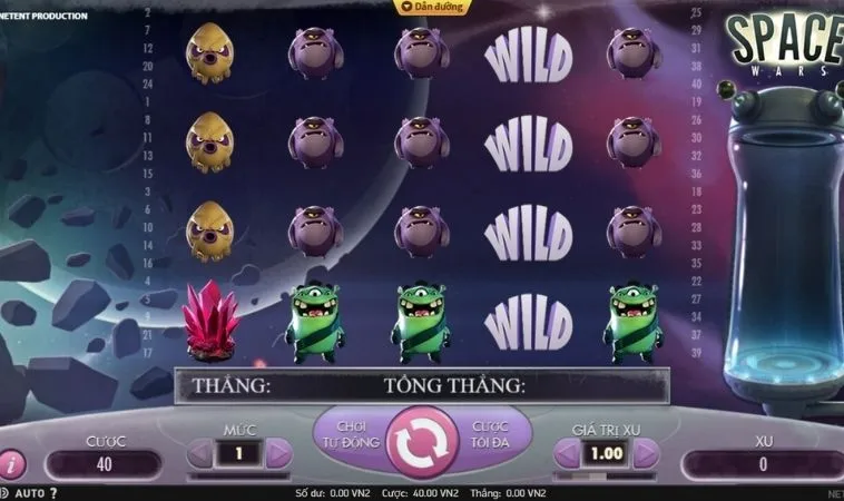 Các biểu tượng trong game Nổ Hũ Vũ Trụ tại Nohu90