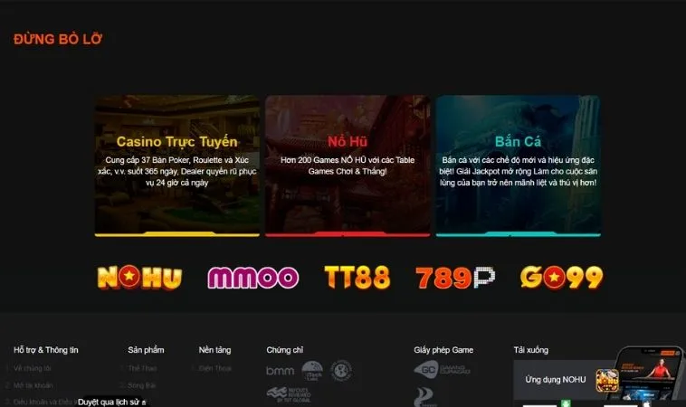 Hướng dẫn trải nghiệm game tại nhà cái Nohu90